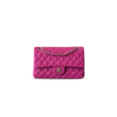 CHANEL CAVIAR QUILTED MEDIUM DOUBLE FLAP LIGHT A01112 (25.5*15.5*6.5cm) 